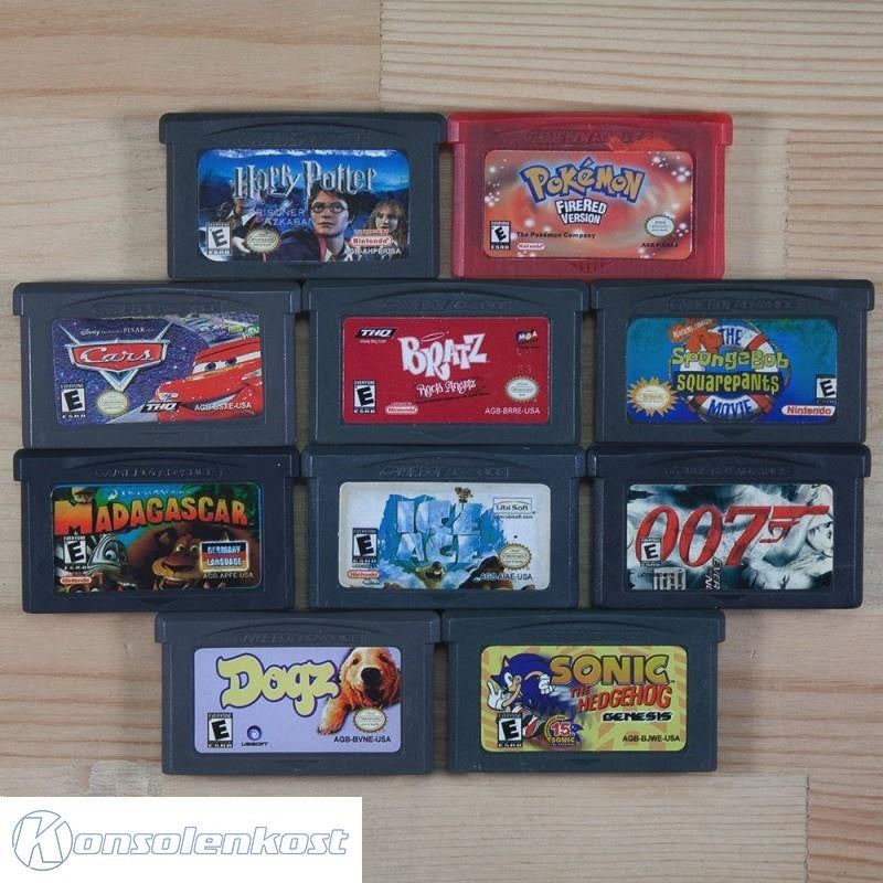 10 GameBoy Spiele zum TOP Preis! - GBA189