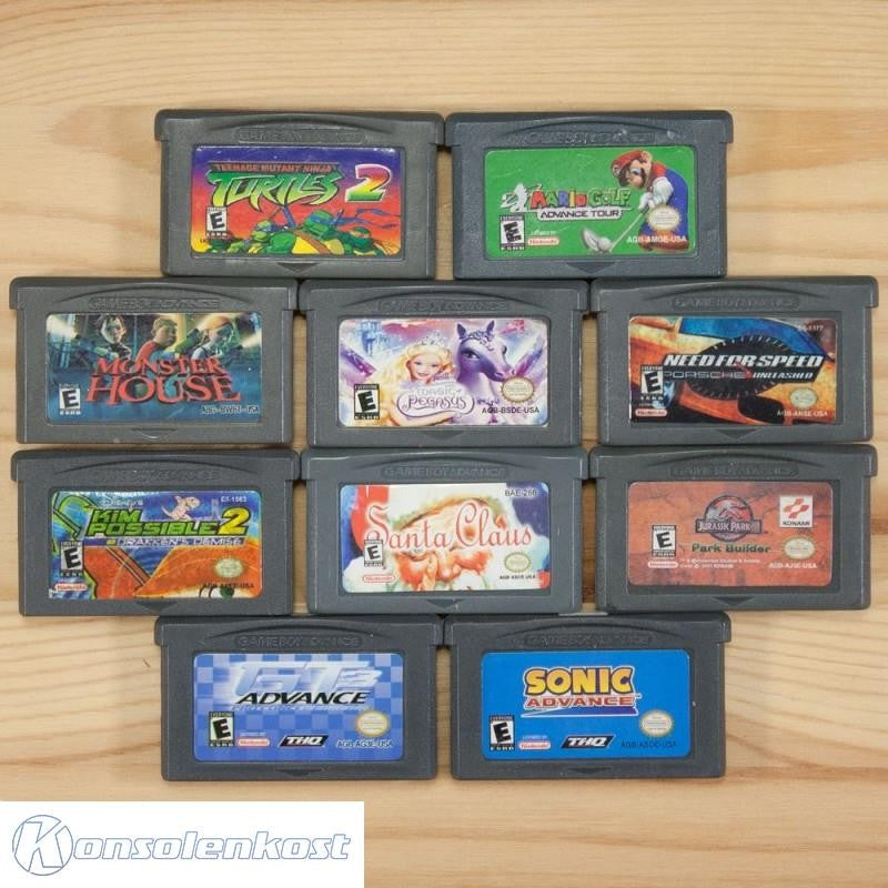 10 GameBoy Spiele zum TOP Preis! - GBA192