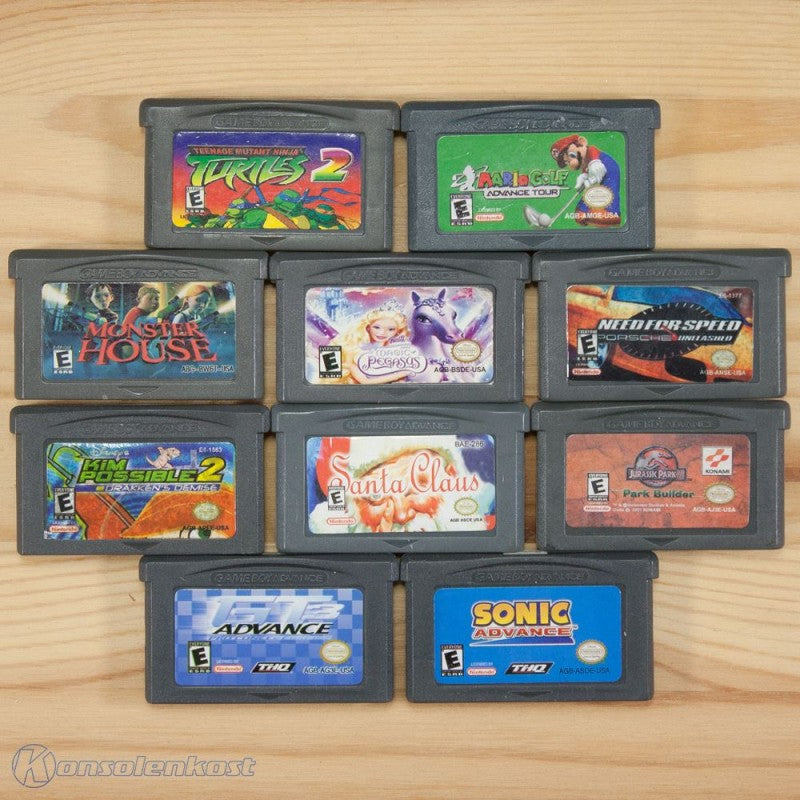 10 GameBoy Spiele zum TOP Preis! - GBA192