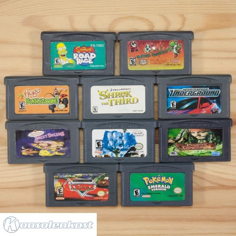 10 GameBoy Spiele zum TOP Preis! - GBA193