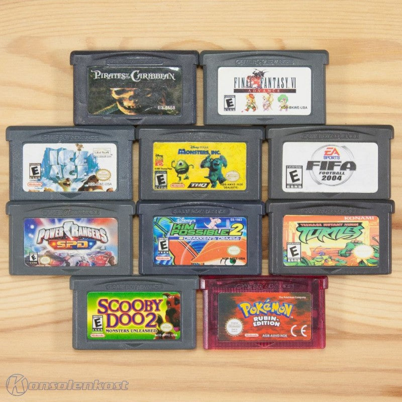 10 GameBoy Spiele zum TOP Preis! - GBA194