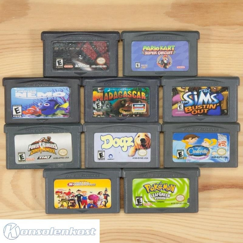10 GameBoy Spiele zum TOP Preis! - GBA195