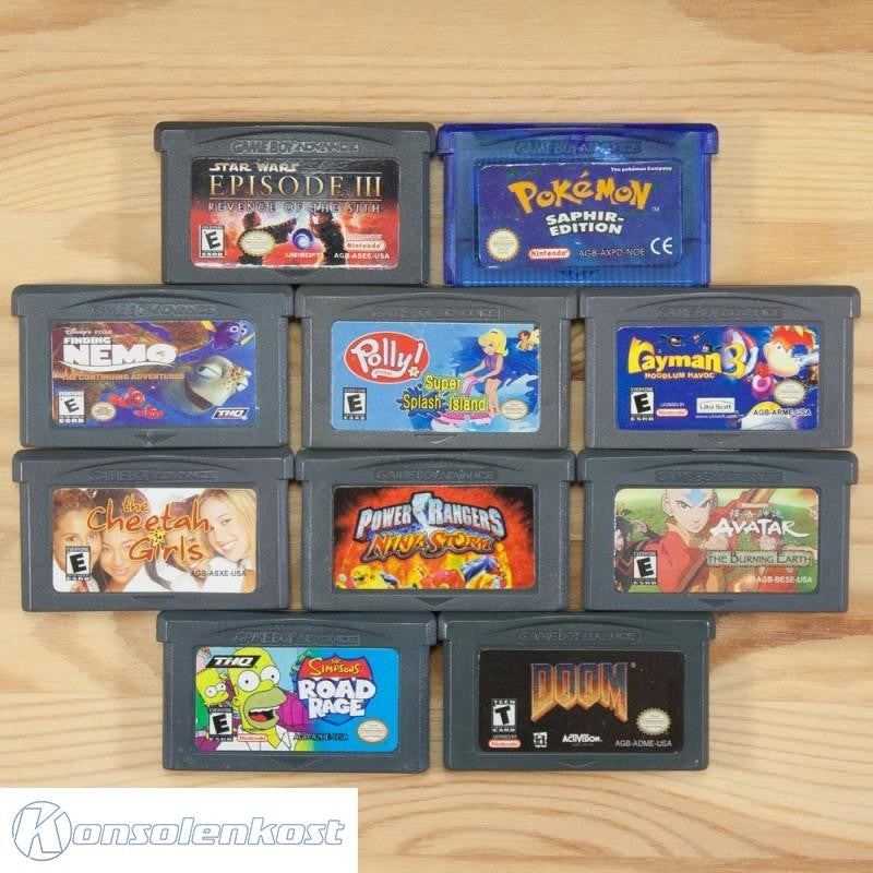 10 GameBoy Spiele zum TOP Preis! - GBA196