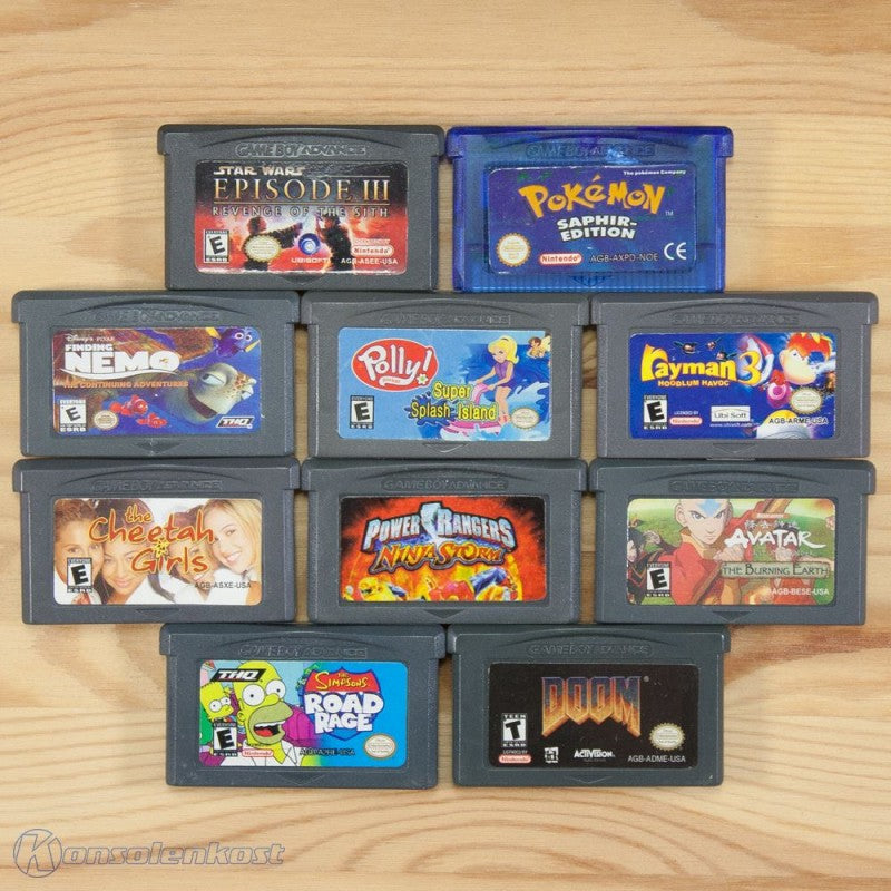 10 GameBoy Spiele zum TOP Preis! - GBA196