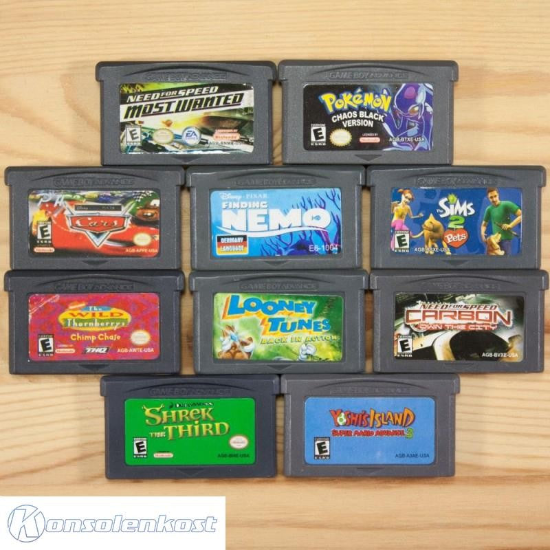 10 GameBoy Spiele zum TOP Preis! - GBA200