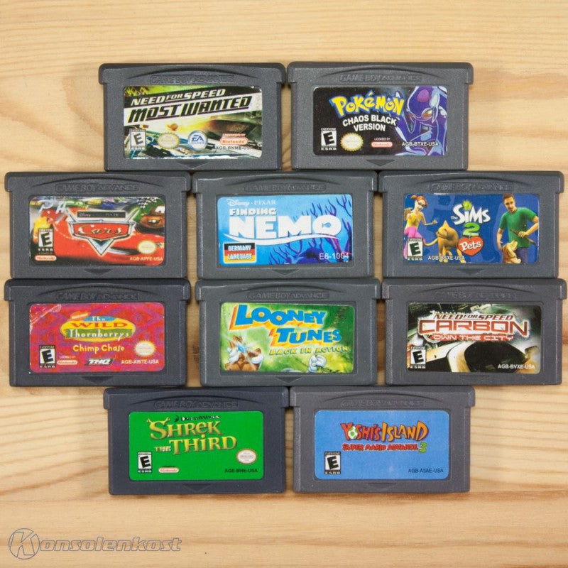 10 GameBoy Spiele zum TOP Preis! - GBA200