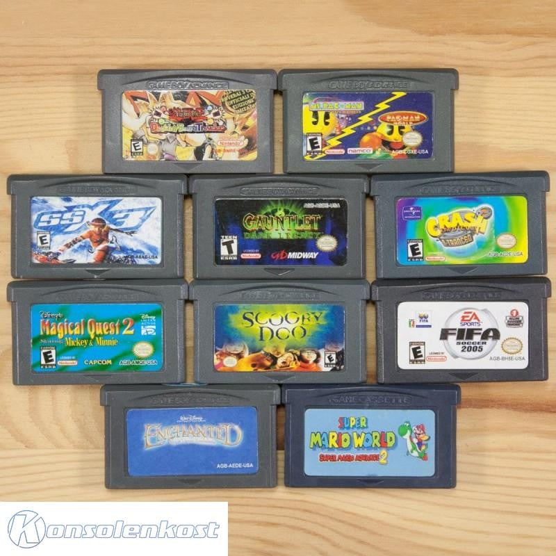 10 GameBoy Spiele zum TOP Preis! - GBA203