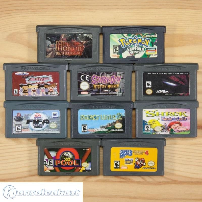10 GameBoy Spiele zum TOP Preis! - GBA204