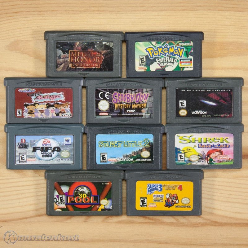 10 GameBoy Spiele zum TOP Preis! - GBA204