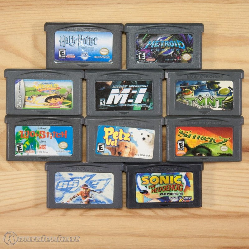 10 GameBoy Spiele zum TOP Preis! - GBA205