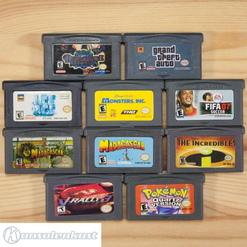 10 GameBoy Spiele zum TOP Preis! - GBA207