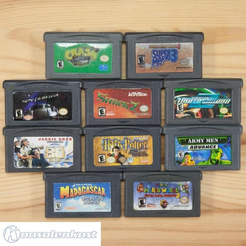 10 GameBoy Spiele zum TOP Preis! - GBA209