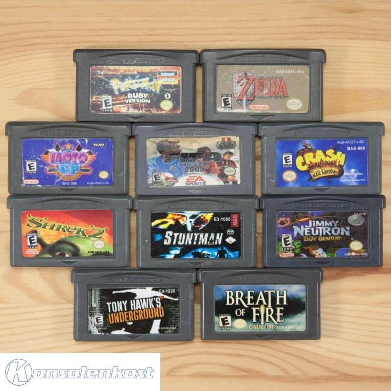 10 GameBoy Spiele zum TOP Preis! - GBA211