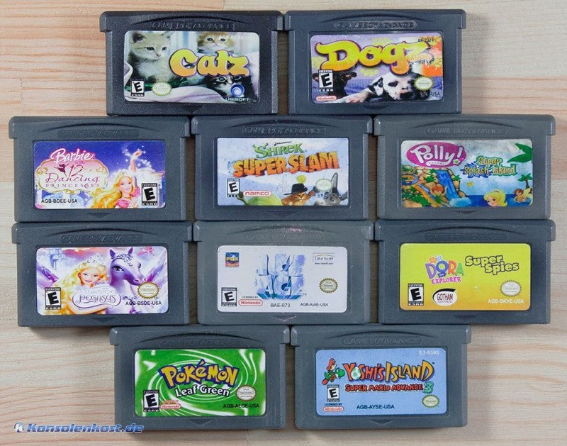 10 GameBoy Spiele zum TOP Preis! - GBA48