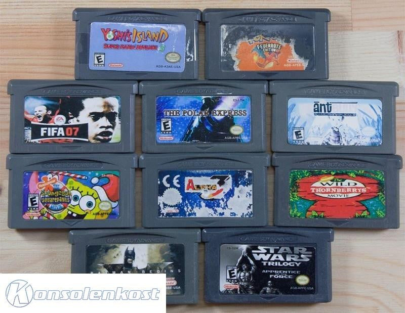 10 GameBoy Spiele zum TOP Preis! - GBA55