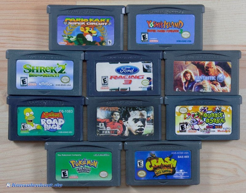 10 GameBoy Spiele zum TOP Preis! - GBA58
