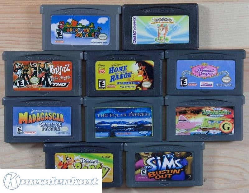 10 GameBoy Spiele zum TOP Preis! - GBA59