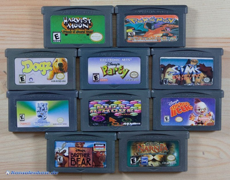 10 GameBoy Spiele zum TOP Preis! - GBA61