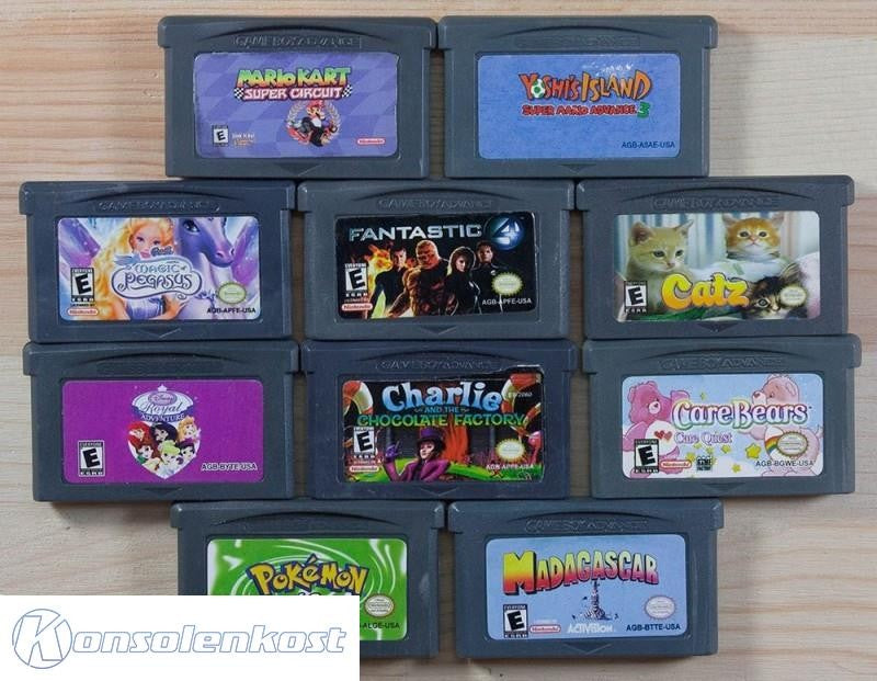 10 GameBoy Spiele zum TOP Preis! - GBA62