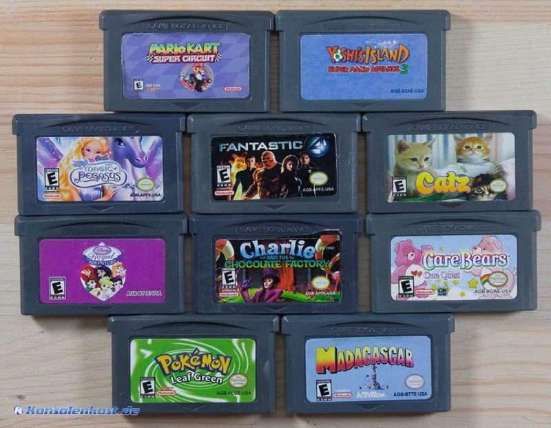 10 GameBoy Spiele zum TOP Preis! - GBA62