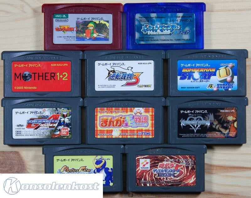 10 GameBoy Spiele zum TOP Preis! - GBA66 (JP)
