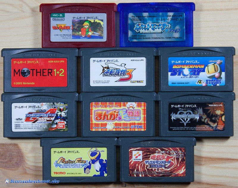 10 GameBoy Spiele zum TOP Preis! - GBA66 (JP)