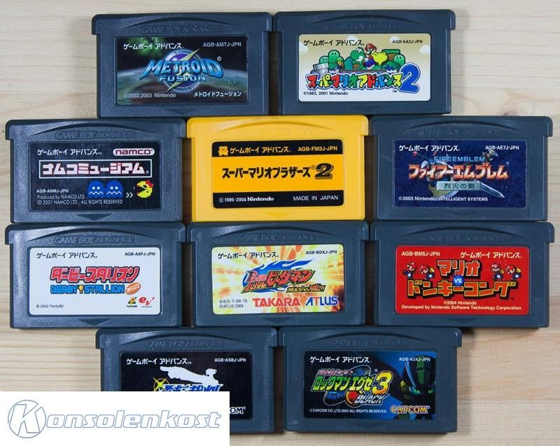 10 GameBoy Spiele zum TOP Preis! - GBA68 (JP)