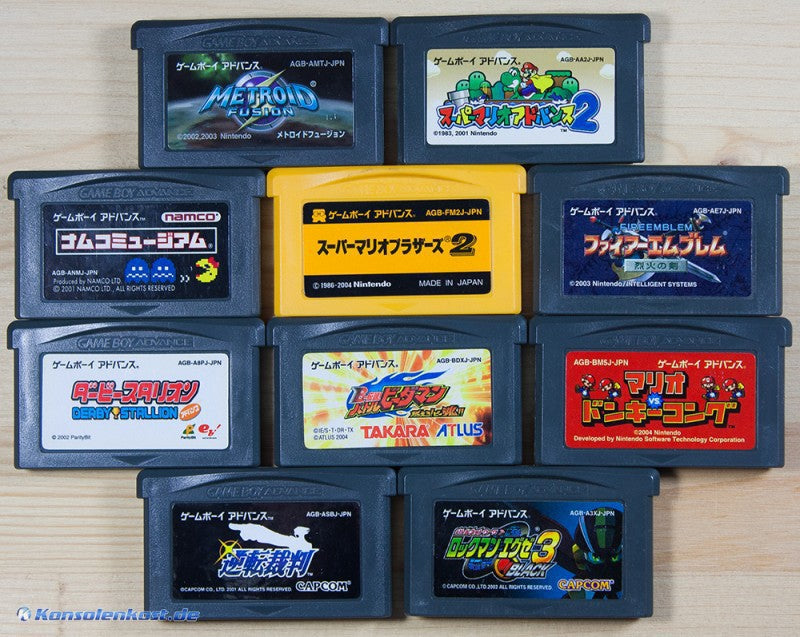 10 GameBoy Spiele zum TOP Preis! - GBA68 (JP)