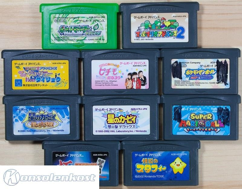 10 GameBoy Spiele zum TOP Preis! - GBA71 (JP)