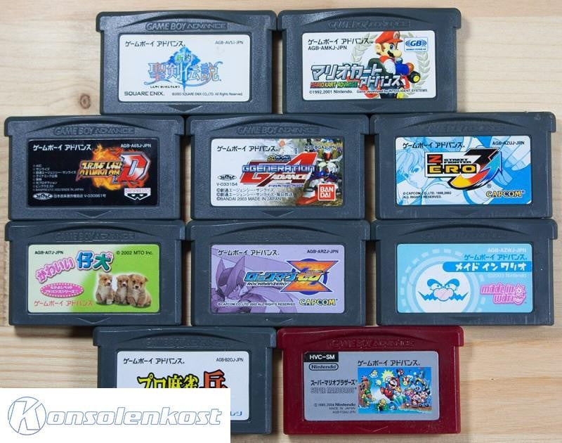 10 GameBoy Spiele zum TOP Preis! - GBA72 (JP)