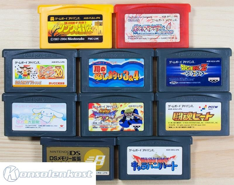 10 GameBoy Spiele zum TOP Preis! - GBA73 (JP)