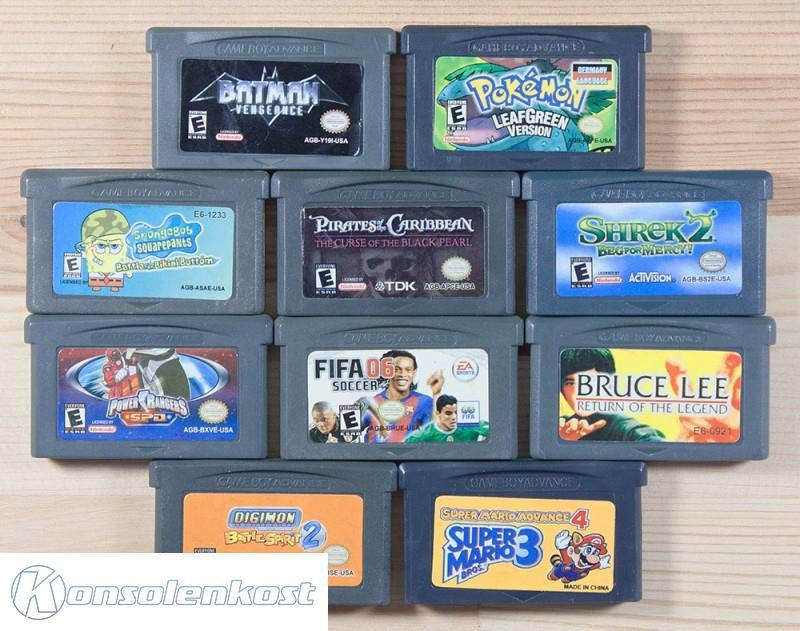 10 GameBoy Spiele zum TOP Preis! - GBA80