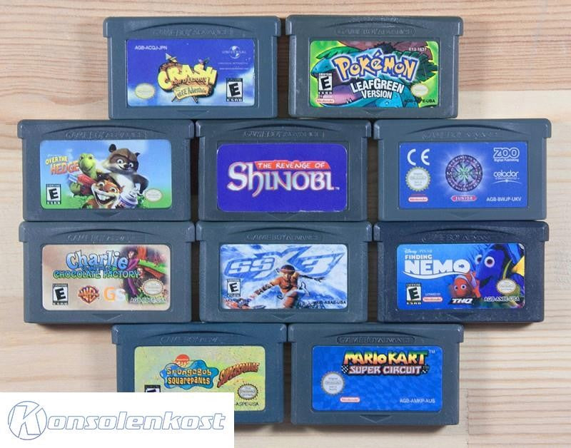 10 GameBoy Spiele zum TOP Preis! - GBA82