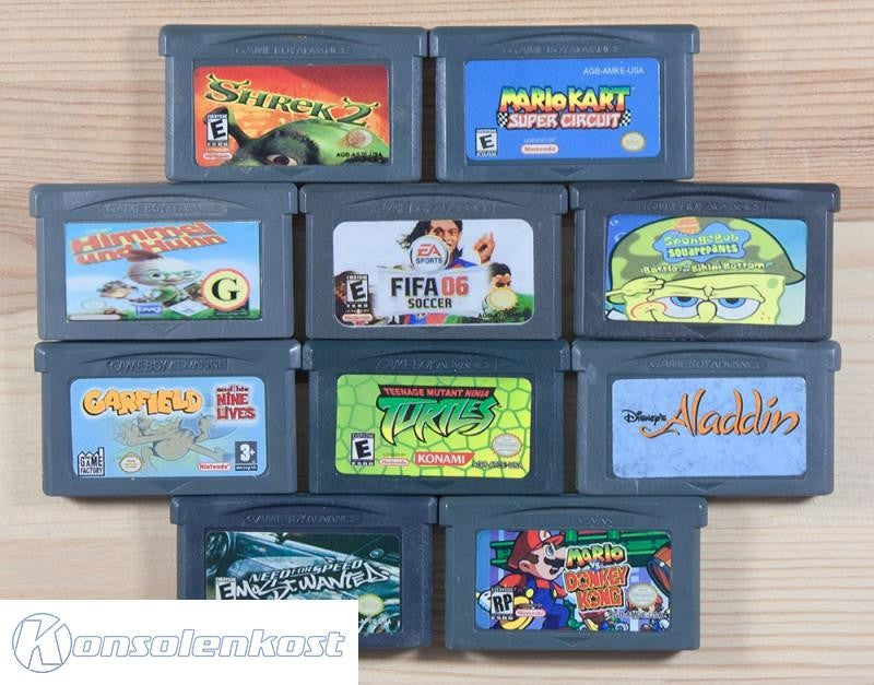 10 GameBoy Spiele zum TOP Preis! - GBA83