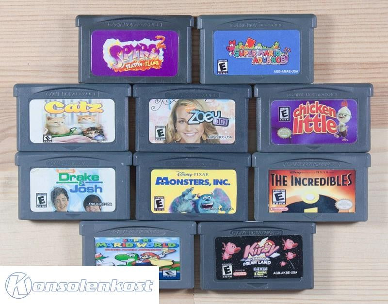 10 GameBoy Spiele zum TOP Preis! - GBA86