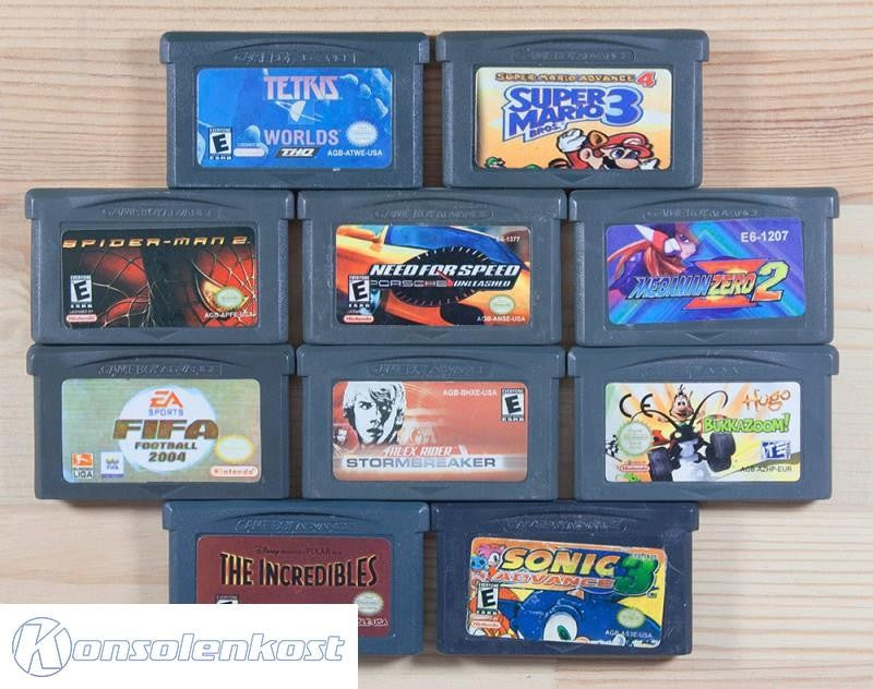 10 GameBoy Spiele zum TOP Preis! - GBA88