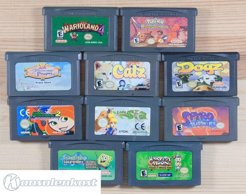 10 GameBoy Spiele zum TOP Preis! - GBA90