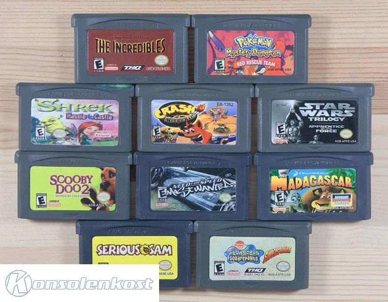 10 GameBoy Spiele zum TOP Preis! - GBA95