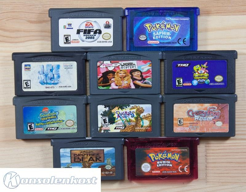 10 GameBoy Spiele zum TOP Preis! - GBA98