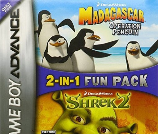 2 in 1: Madagascar + Shrek 2