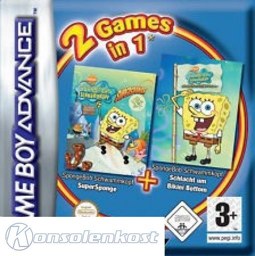 2in1: SpongeBob Pack Supersponge + SpongeBob Battle of Bikini Bottom