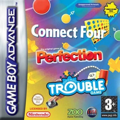 3 in 1: Connect 4 + Trouble + Perfection