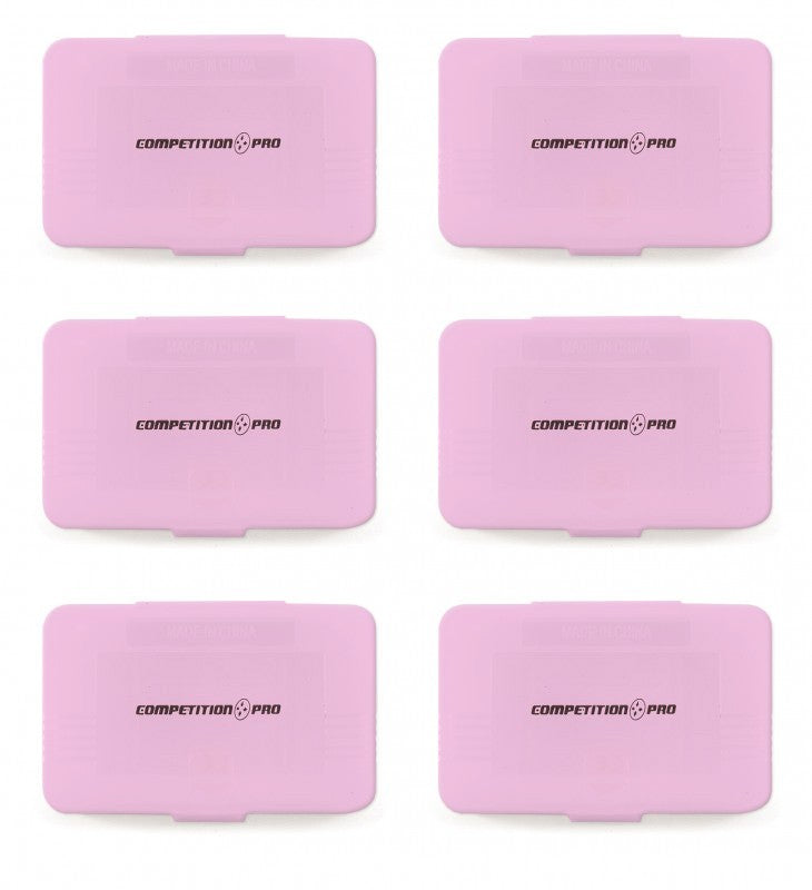 6 Cases / Hüllen für Module rosa-transparent [Competition Pro]