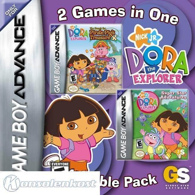 Dora the Explorer Double Pack: Pirate Pig's Treasure + Super Star Adventures