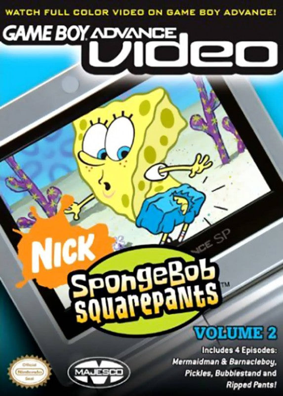 GBA Video: SpongeBob Squarepants Volume 2