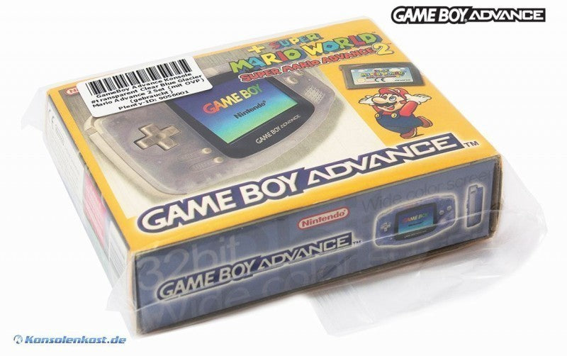 Konsole Clear Blue Mario Advance 2 Set