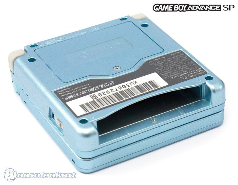 Konsole GBA SP AGS-101 Arctic Blue / blau + Netzteil NV 4