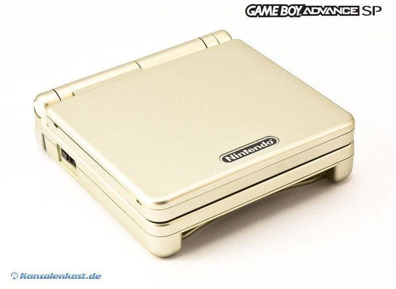 Konsole GBA SP AGS-101 Goldene Edition + Netzteil — Goldene Edition