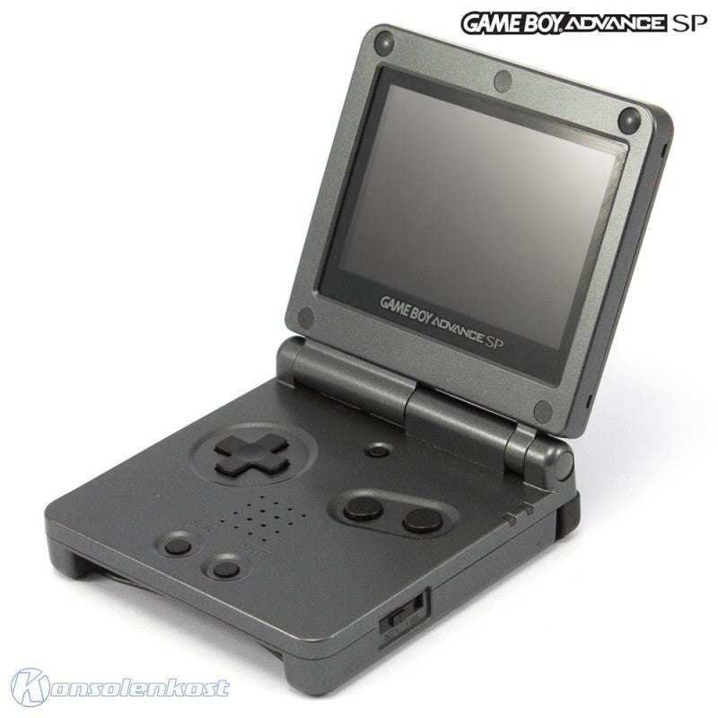 Konsole GBA SP AGS-101 Onyx Black / Anthrazit + Netzteil