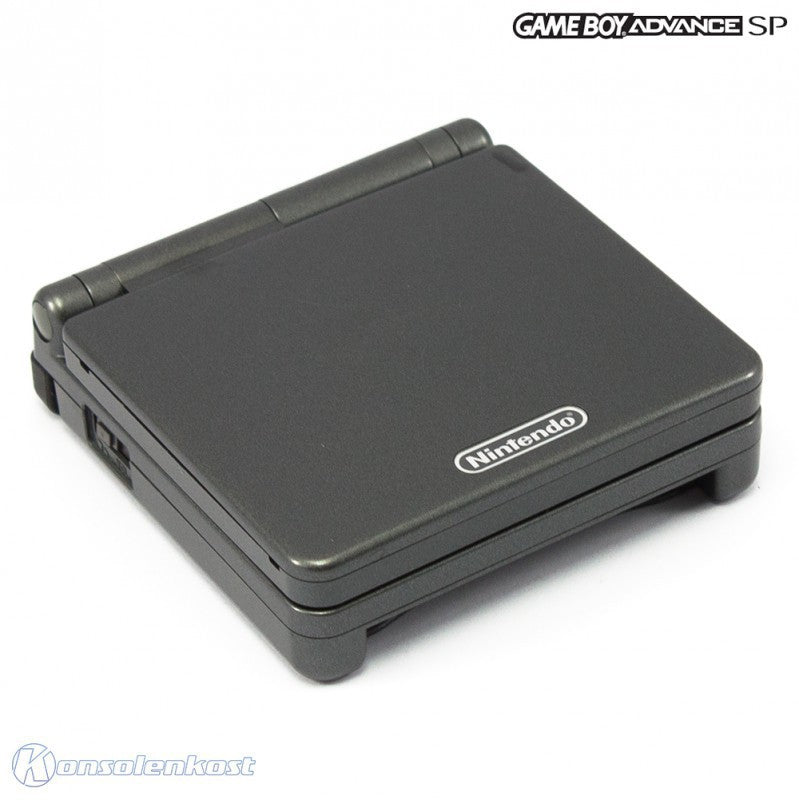 Konsole GBA SP AGS-101 Onyx Black / Anthrazit + Netzteil